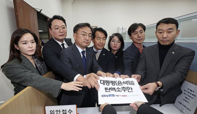 韩国执政党反对弹劾尹锡悦，韩国执政党反对弹劾尹锡悦