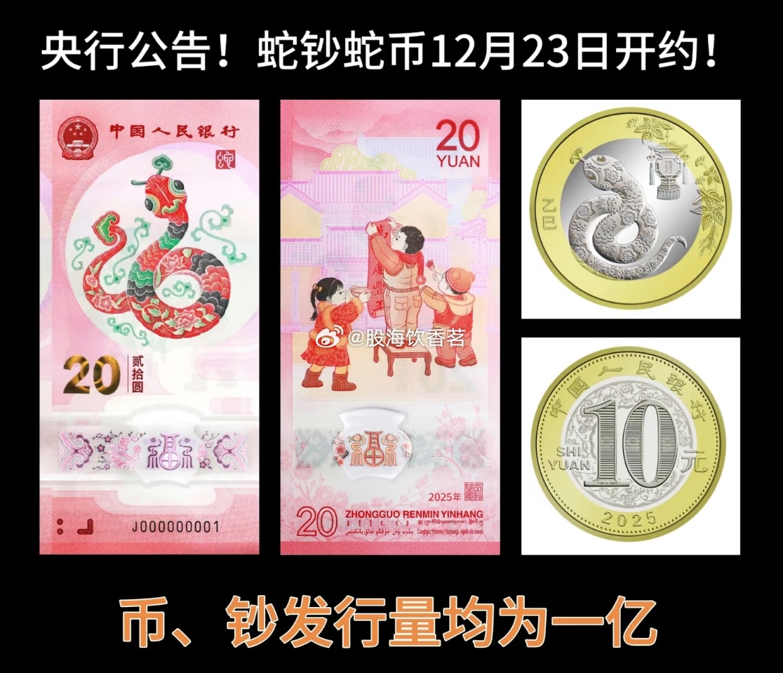 蛇年纪念钞溢价1000元一套