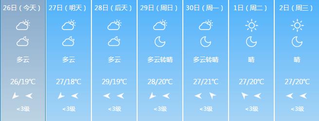 新工街道天气预报更新通知